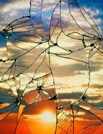 Photographs of Sunsets as Reflected through Shattered Mirrors by Bing Wright — Colossal.jpeg