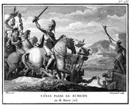 julius-caesar-crosses-the-rubicon-marking-the-frontier-of-his-province-G37RC5.jpg