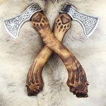 Custom Handmade VIKING  Tomahawk wolf head axe CAMPING tool _ Etsy.jpg